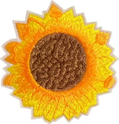 Produktbild von Sonnenblumen-Emblem zum Aufbügeln