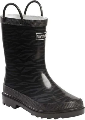 Produktbild von Regatta Minnow Welly Gummistiefel Schwarz EU 24 Junge Schwarz EU 24