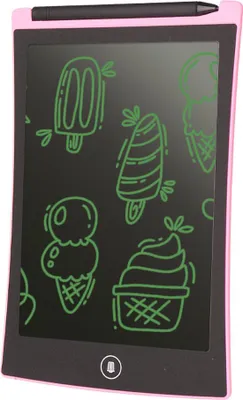 Produktbild von Zeichenblock für Kinder, LCD-Schreibtablett, abwischbare Kritzeltafel,pink
