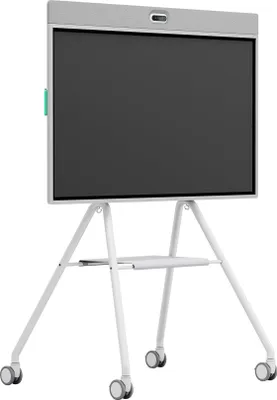 Produktbild von Logitech Rally Board 65 Cart, Grau, Weiß, Flachbildschirm, Multimedia-Wagen, 165,1 cm (65"), 165,1 cm (65"), 4 Rad/Räder
