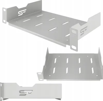 Obrázek produktu pro Serverová Police RACK 10" 1U 150 mm Police pro skříň RACK Standard Pevná Šedá Stalflex