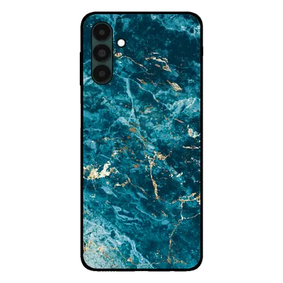 Produktbild von Smartphonica Handyhülle für Samsung Galaxy A04s mit Marmordruck - TPU-Hülle mit Marmor-Design - Blau