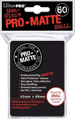 Produktbild von Ultra Pro - Neodlesky Pro-Matte Sleeves - mattschwarz