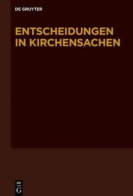 Produktbild von Entscheidungen in Kirchensachen 01.07.2019 - 31.12.2019