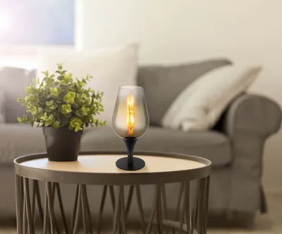 Obrázek produktu pro Stolní lampa Globo 15552T2 LAVUS E27 40 W černá/sklo zlaté