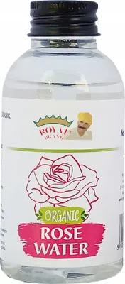 Produktbild von Rosenblütenwasser KEINE MISCHUNG AUS AROMATISCHEM UND WASSER  - Rosenwasser Natürliches  - Rosenwasser in Lebensmittelqualität 100ml Rose water