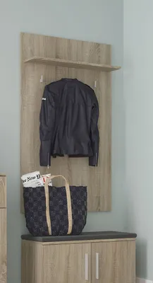 Produktbild von Paneel Wandpaneel Garderobe Flur eiche sonoma 74cm