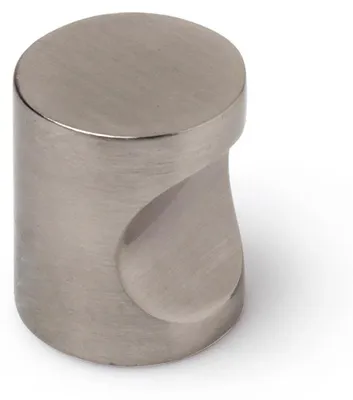 Image de Bouton De Meuble, Modèle 718, En Zamak Finition Nickel Satiné, ø 18 Mm