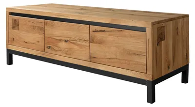 Produktbild von MASSIVMOEBEL24.DE TV-Board Wildeiche 153x55x54 natur geölt VILLANDERS #150