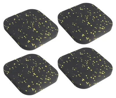 Immagine prodotto di Set di 4 tappetini in gomma ammortizzanti per tapis roulant e pavimenti