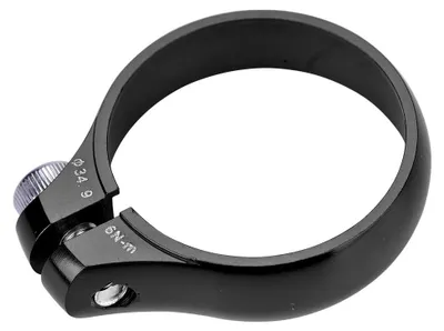 Obrázek produktu pro Ultralehká objímka sedlovky z hliníkové slitiny pro horská a silniční kola, 34,9 mm (černá)
