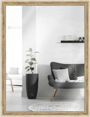 Produktbild von MendeFrames Wandspiegel H790 Strandhaus 10x13 cm natur