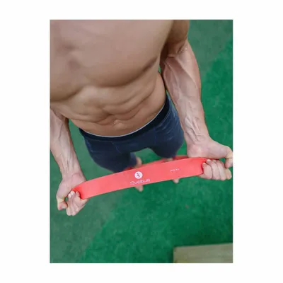 Image de Caoutchouc de résistance Sveltus Power band rouge 23-57 kg OSFA