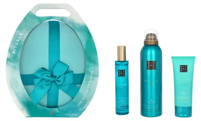 Produktbild von Easter Egg – Instant Care Handlotion 70 ml / Schaumduschgel 200 ml / Haar- und Körperparfüm 50 ml – Rituals Karma Set