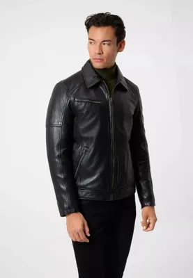 Produktbild von Herren Lederjacke Ricano CLAUDE – Schwarz / M