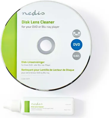 Zdjęcie produktu dla Nedis CD Lens CleanerPłyta czyszcząca - 20 ml - Odtwarzacz Blu-ray / DVD