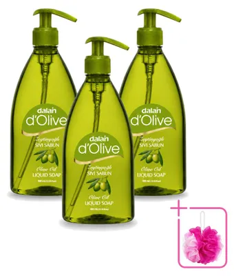 Obrázok produktu pre 3 x tekuté mydlo Dalan d'Olive – s olivovým olejom – 400 ml – výhodný balík – 3 kusy