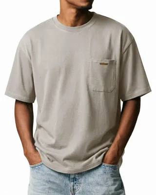 Produktbild von Solidchoice – Herren-T-Shirt mit kurzen Ärmeln und Brusttasche