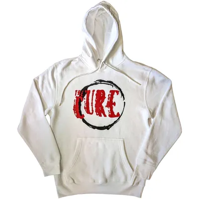 Productafbeelding van The Cure Circle Logo Witte Hoodie