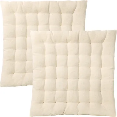Produktbild von Erwin Müller Stuhlkissen London" 2er-Pack creme 40x40x3 cm"