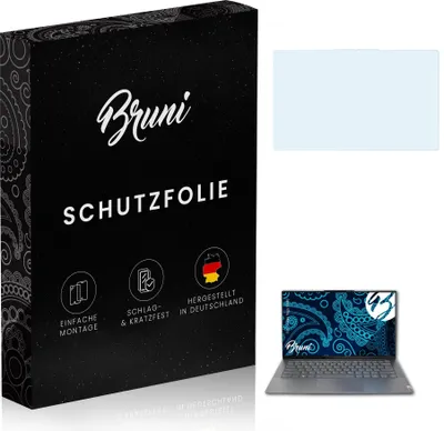 Produktbild von Bruni Basics-Clear 2x Schutzfolie kompatibel mit Lenovo Yoga S940 Folie