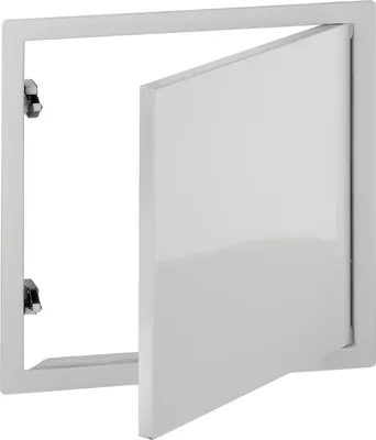 Produktbild von Revisionstür Upmann SOFTLINE sv 400x400 mit Schnappverschluss weiß