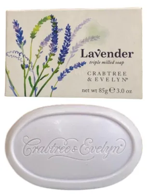 Zdjęcie produktu dla Crabtree & Evelyn, Lavander, Hydrating, Soap Bar, 85 g