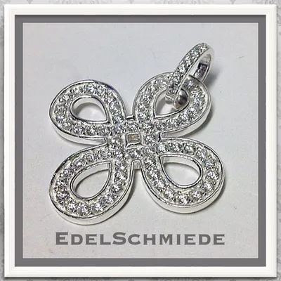 Produktbild von Unendlichkeitsknoten 925 Silber mit Zirkonia