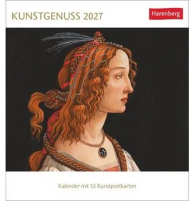 Produktbild von Kunstgenuss Postkartenkalender 2027 - Kalender mit 53 Kunstpostkarten