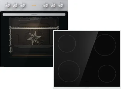 Zdjęcie produktu dla Gorenje Red Pepper Set CX bas piekarnik do zabudowy BC6715E02XK + płyta szklano-ceramiczna ECD641BX