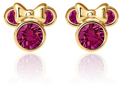 Produktbild von Minnie Mouse Goldene Geburtsstein Ohrstecker