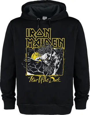 Image de Amplified - "Fear Of The Dark" Sweat à capuche pour homme/femme unie GD2753 (L) (Noir)