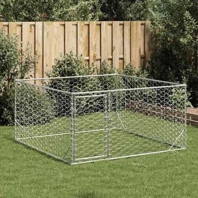 Immagine prodotto di Cuccia per cani da esterno con porta 2x2x1 m in acciaio zincato