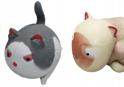 Produktbild von Emaj Antistress-Ball Katze 'Kotek' weich 9cm E1311