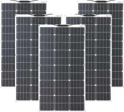 Produktbild von Flexibles Solarpanel, monokristallin, hohe Effizienz, 500w