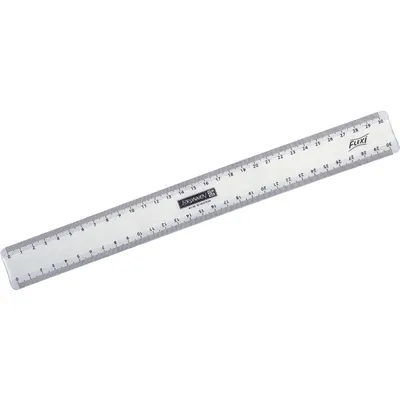 Produktbild von BRUNNEN Lineal 30cm Flexi glasklar 104987030