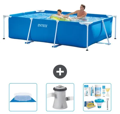 Immagine prodotto di Piscina fuori terra rettangolare - 260x160x65 cm - 4 pezzi - Modello S21252