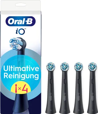 Produktbild von Oral-B iO Ultimative Reinigung, 4 Stück(e), Schwarz, 3 Monat( e), Oral-B, iO, Karton mit Aufhänger