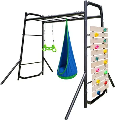 Image de Jardin de gymnastique aire de jeux Barre de singe Trapèze - balançoire cocon