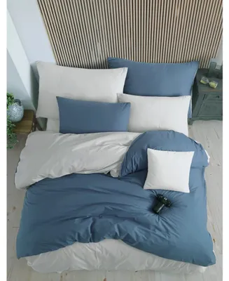 Immagine prodotto di Biancheria da letto in cotone Colore Petrolejovo Smetana Dimensioni: 140x200 + 70x90 cm
