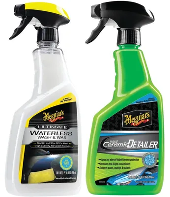 Produktbild von Meguiar’s Ultimate Waterless Wash & Wax + Hybrid Ceramic Detailer Set – 2x768 ml