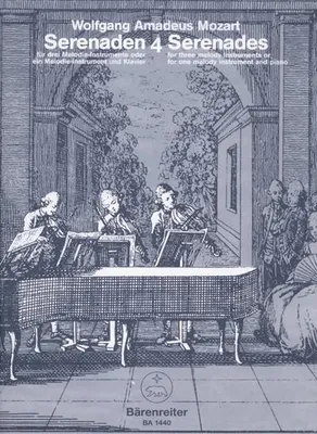 Produktbild von Serenaden für drei Melodie-Instrumente oder ein Melodie-Instrument und Klavier, Heft 4 C-Dur KV 439b, 4-5