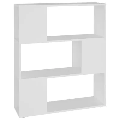 Zdjęcie produktu dla vidaXL Bücherregal Raumteiler Weiß 80x24x94 cm Holzwerkstoff