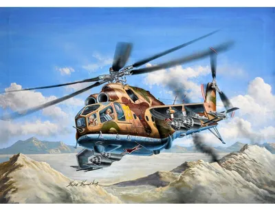 1/48 Mi-24A Hind B – Kunststoff-Modellbausatz, Maßstab 1:48