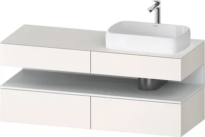Produktbild von DURAVIT QA4766018840000 QTG KWTU WH Ek. 1400x550x600 Wß Smt H