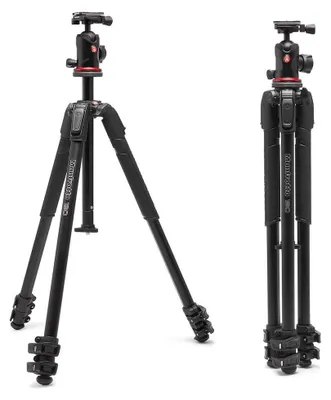 Immagine prodotto di Treppiede in alluminio MANFROTTO con testa a sfera 496Arca - MK190X3