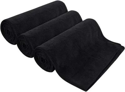 Produktbild von Famanu Microfaserhandtuch - 40 x 80 cm - hellblau - kompakt - sehr saugfähig und antibakteriell