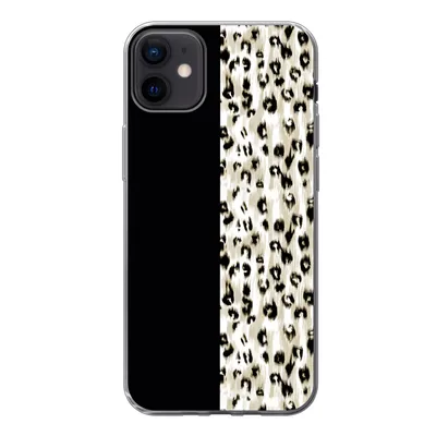 Produktbild von MuchoWow® Handyhülle Schutzhülle Hülle für iPhone 12 mini Pantherdruck - Pelz - Tier Silikon Softcase Handy Hülle - Bild