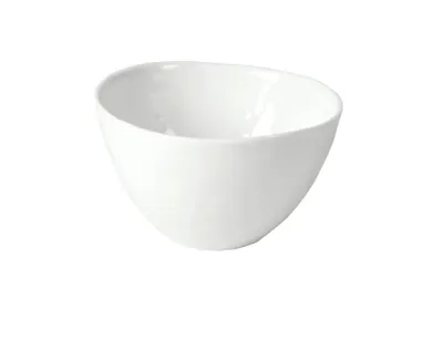 Productafbeelding van Pomax Porcelino, witte ontbijtkom van porselein, diameter 15 cm, hoogte 8 cm