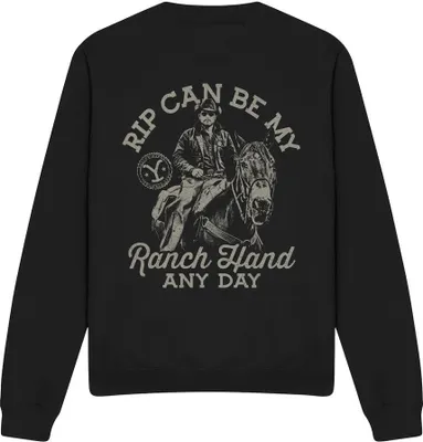 Obrázok produktu pre Yellowstone - Mikina "Rip Can Be My Ranch Hand" pre mužov/ženy Uni TV12194 (XXL) (Schwarz)